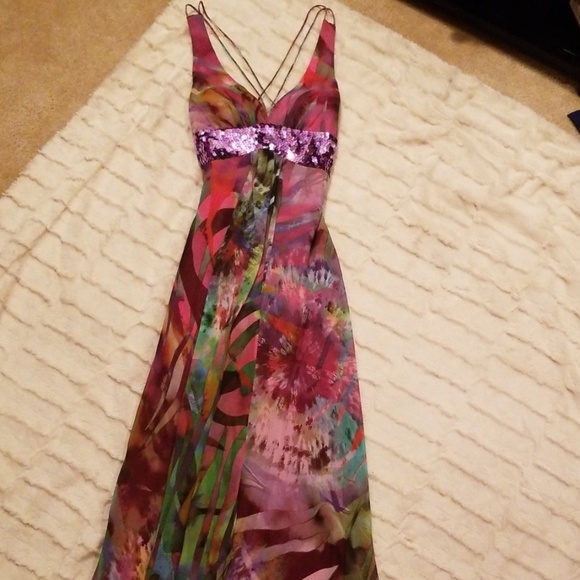 Morgan and Company Halter Dress Sz 1/2 New!! - Picture 7 of 8